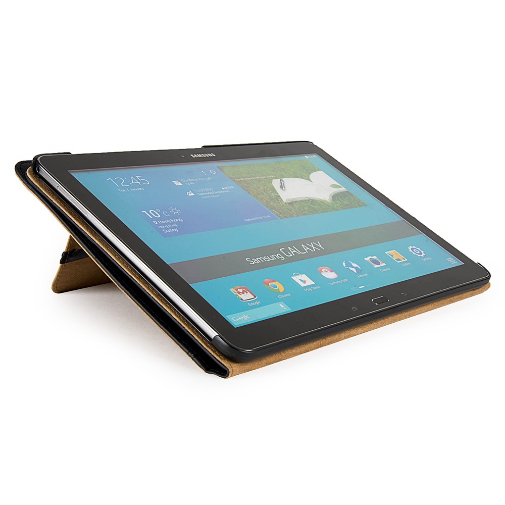 Mary Portfolio Case for Samsung® Galaxy Tab 4 10.1 with Sleep Mode (Black) 