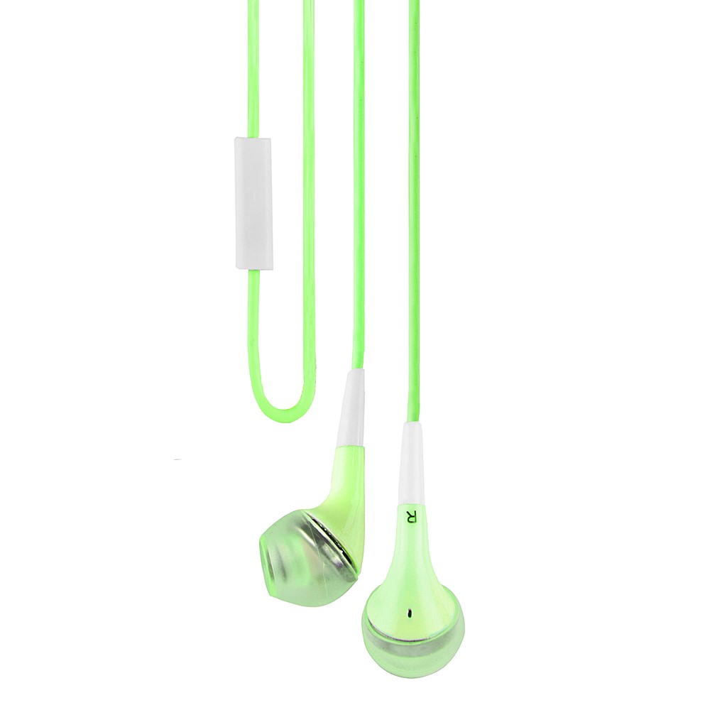 Deluxe Stereo Hands-free Headset 3.5mm, with MIC, Green