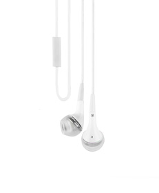 Deluxe Stereo Hands-free Headset 3.5mm, with MIC, White