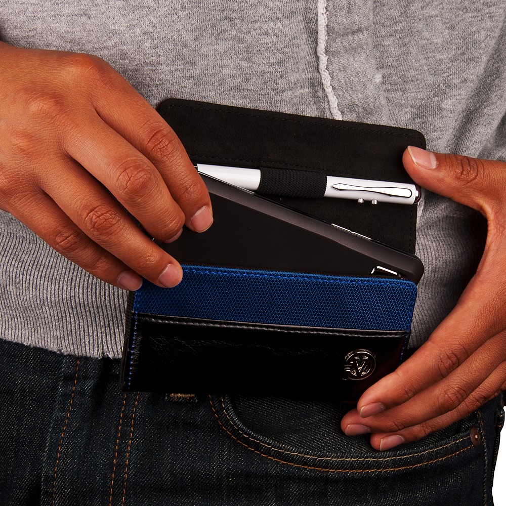 Portola Carrying Holster w/Belt Clip and Stylus Holder (Blue/Black)