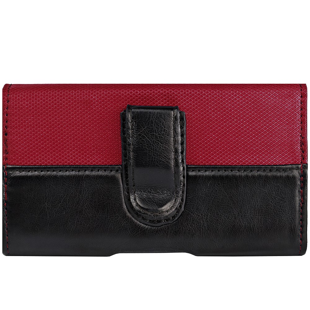 Portola Carrying Holster w/Belt Clip and Stylus Holder (Red/Black)