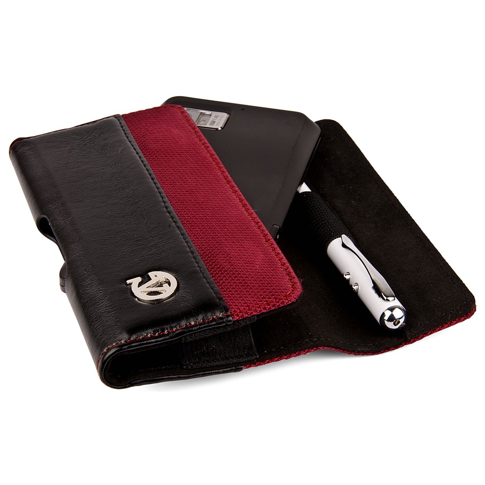 Portola Carrying Holster w/Belt Clip and Stylus Holder (Red/Black)
