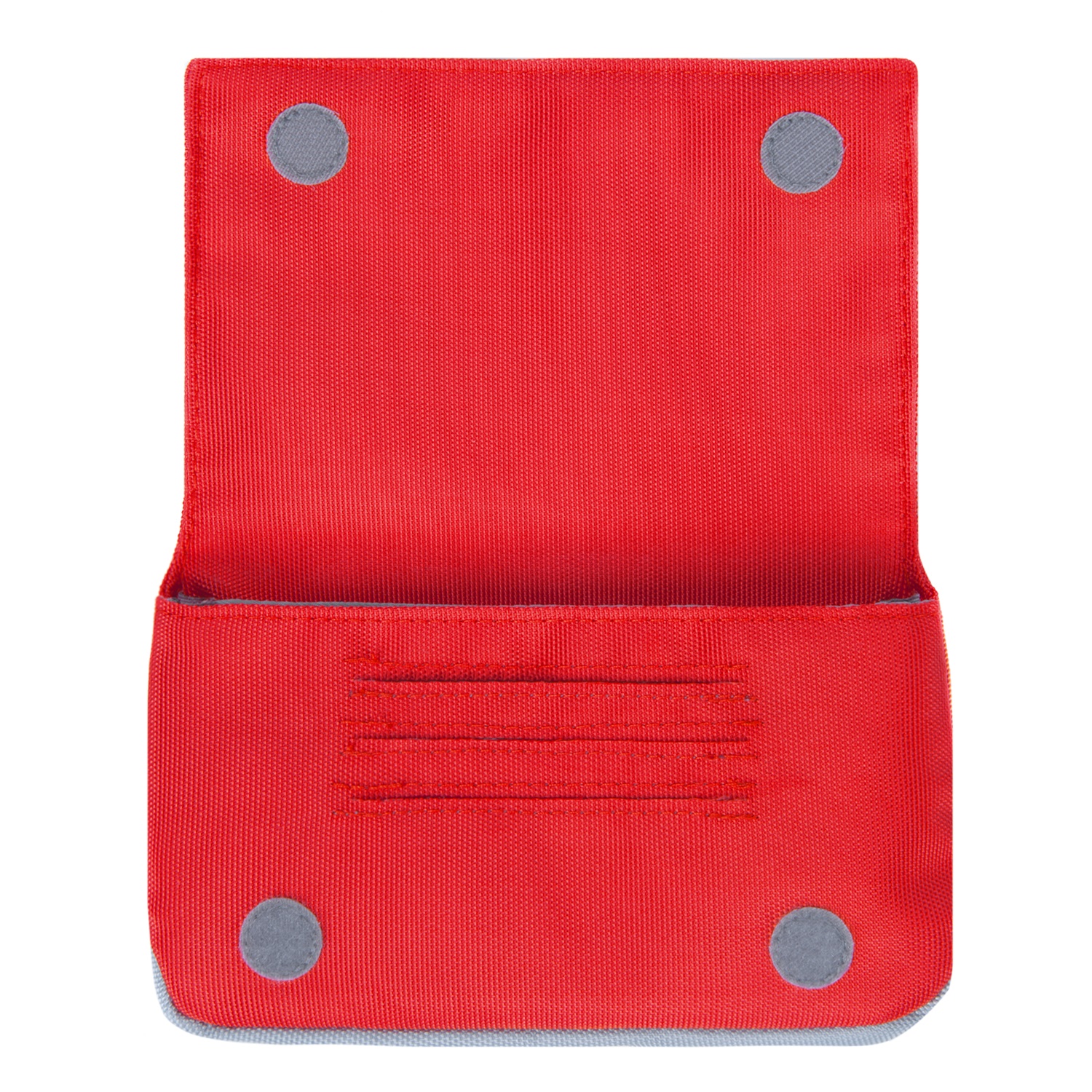 Poly Wallet Case (Red/Grey)                                                              