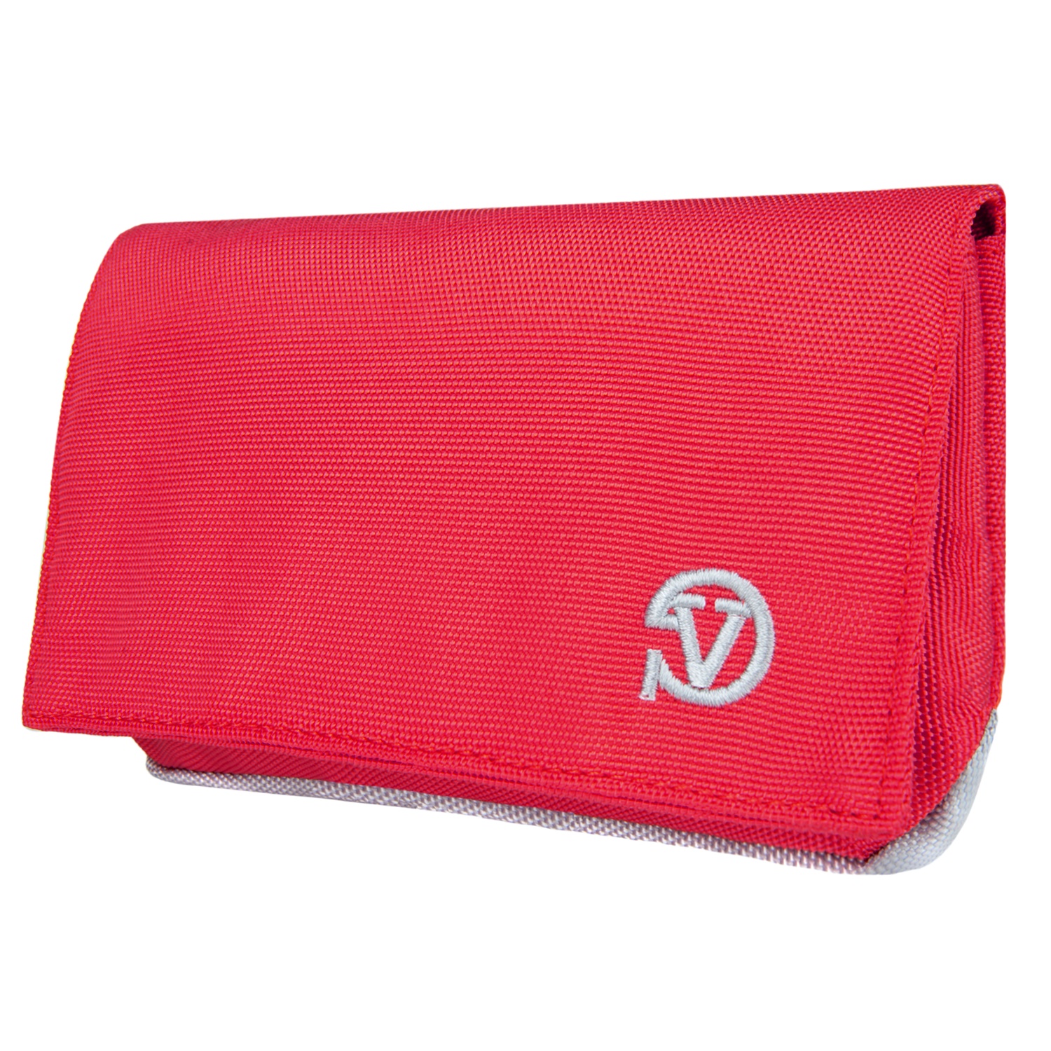 Poly Wallet Case (Red/Grey)                                                              