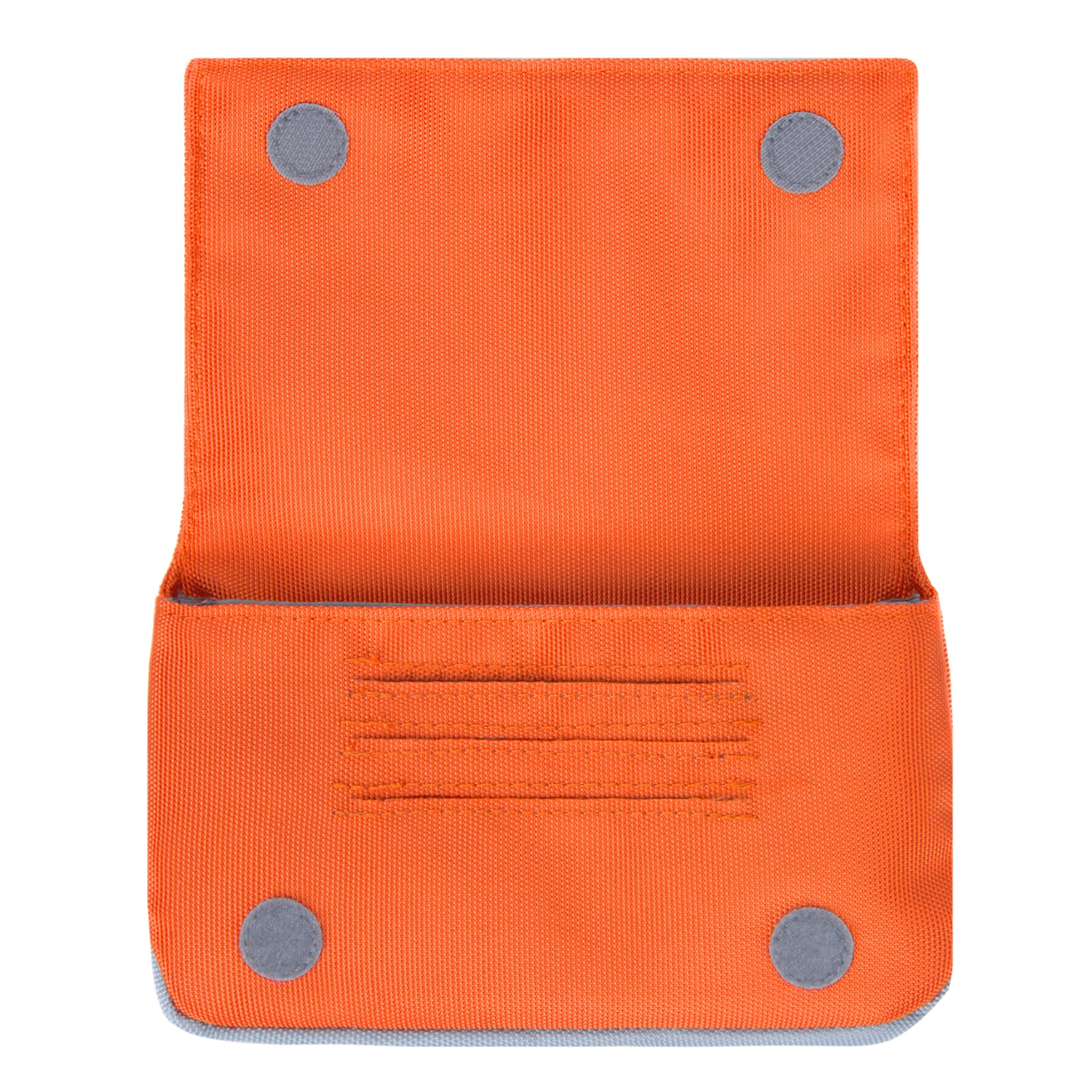 Poly Wallet Case (Orange/Grey)                                                           