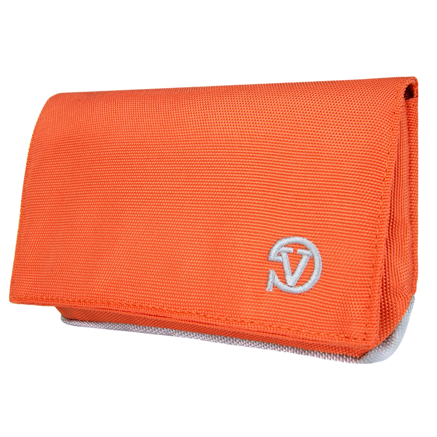 Poly Wallet Case (Orange/Grey)                                                           