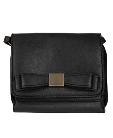 (Black) Vangoddy Mini Carson Crossbody Bag 