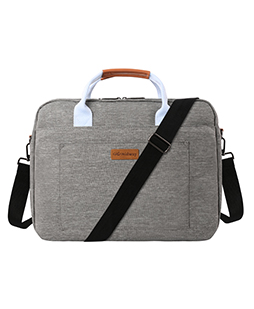 Laptop Bag with Handle, 15.6 Inch Grey