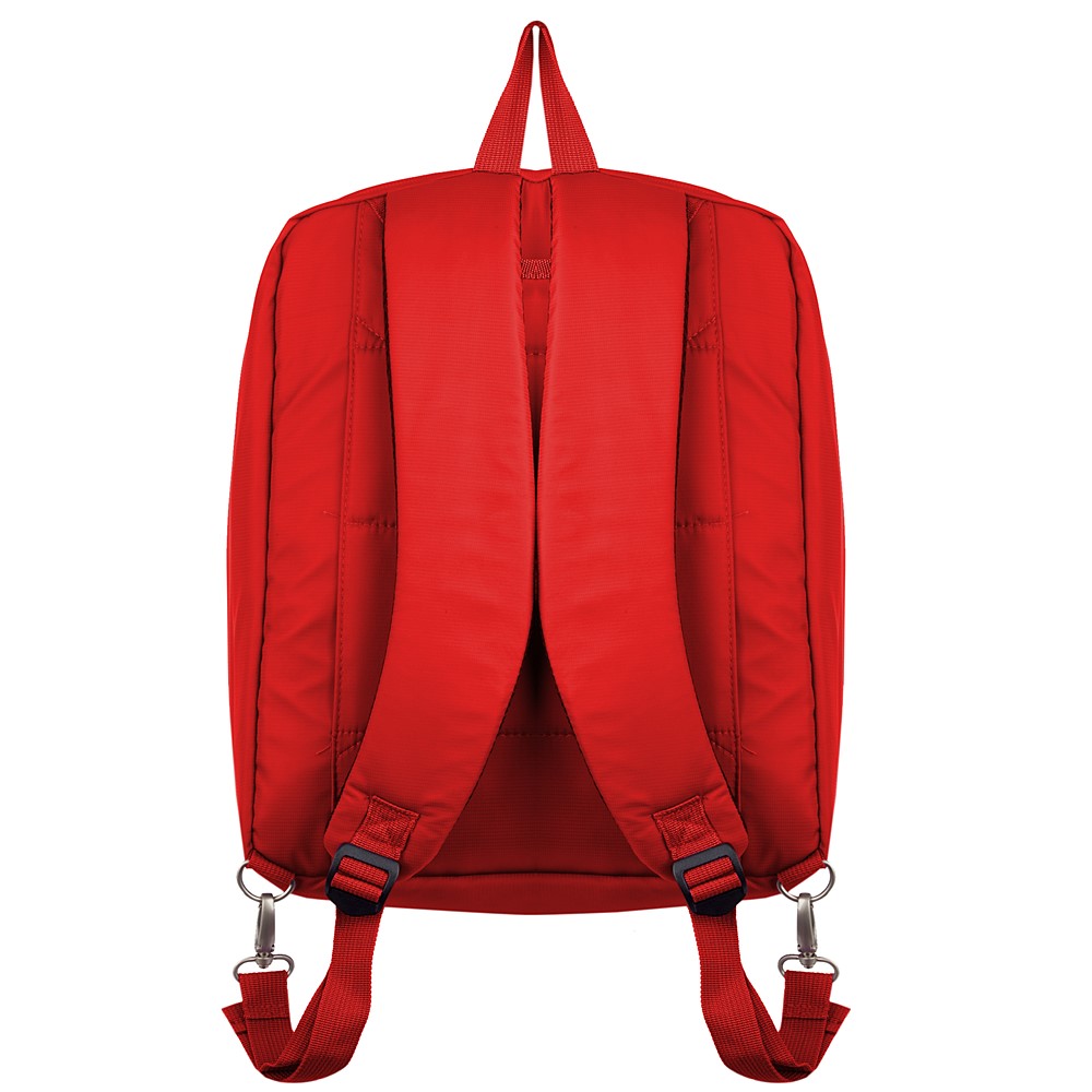 Bonni Two in One Laptop Shoulder Bag Backpack 15.6" (Red)