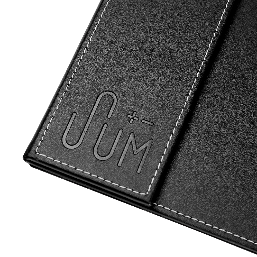 SUM Life Edge Office Desk Pad,34x20 inch, Black