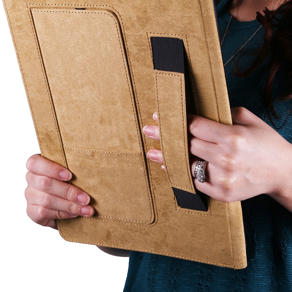 Mary Self Stand Case for Samsung® Galaxy Tab Pro 10.1 (Green/Brown) 