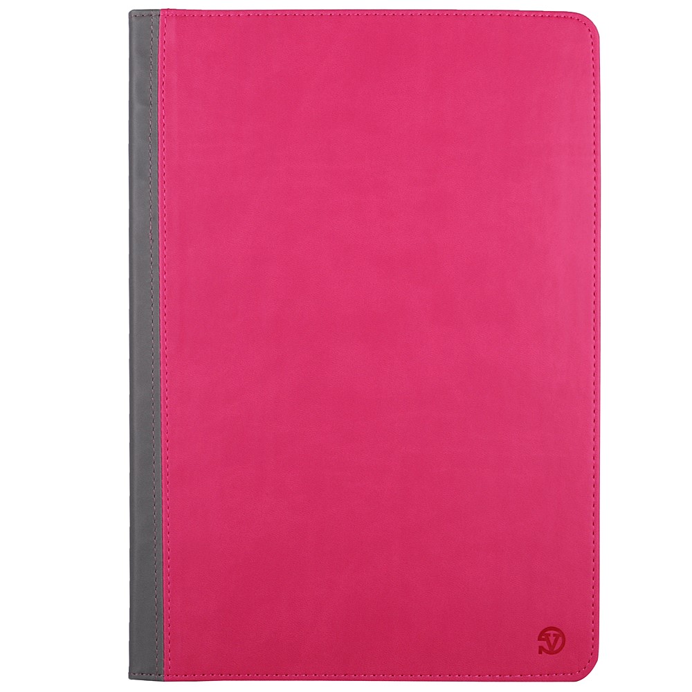 Mary Portfolio Case for Samsung® Galaxy Tab 4 10.1 with Sleep Mode (Pink/Gray) 