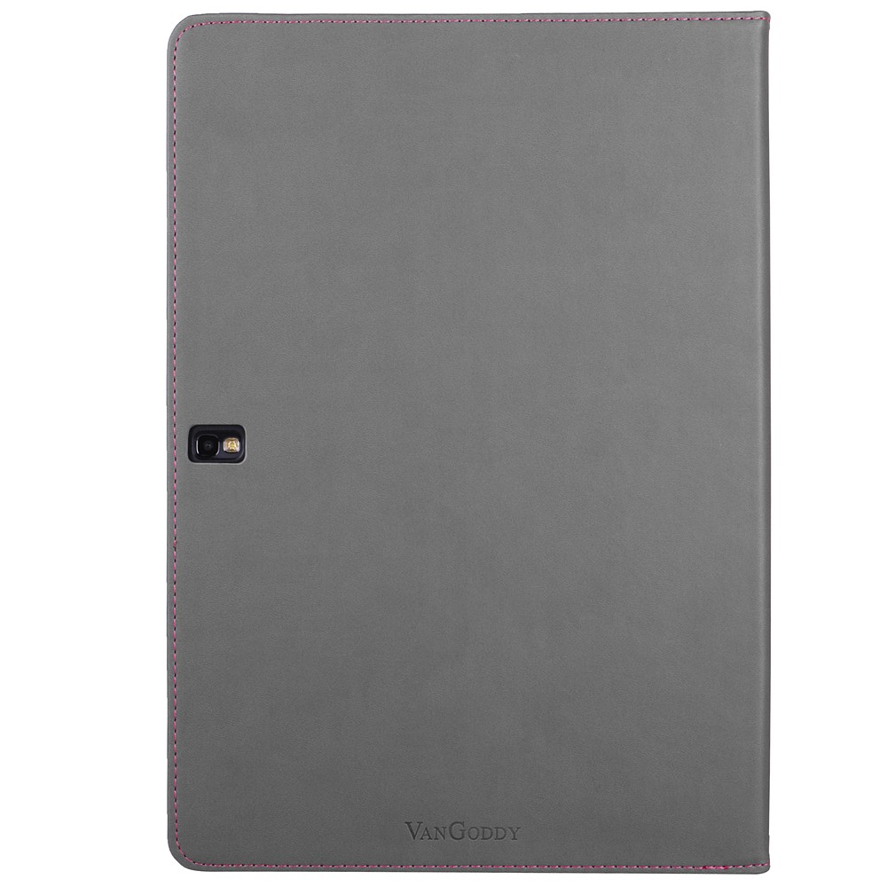 Mary Portfolio Case for Samsung® Galaxy Tab 4 10.1 with Sleep Mode (Pink/Gray) 