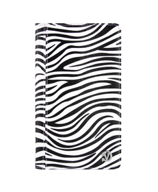 Mary Portfolio Case for Samsung® Galaxy Tab 4 10.1 with Sleep Mode (Black/White Zebra)