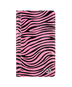 Mary Portfolio Case for Samsung® Galaxy Tab 4 8.0 with Sleep Mode (Pink Zebra) 