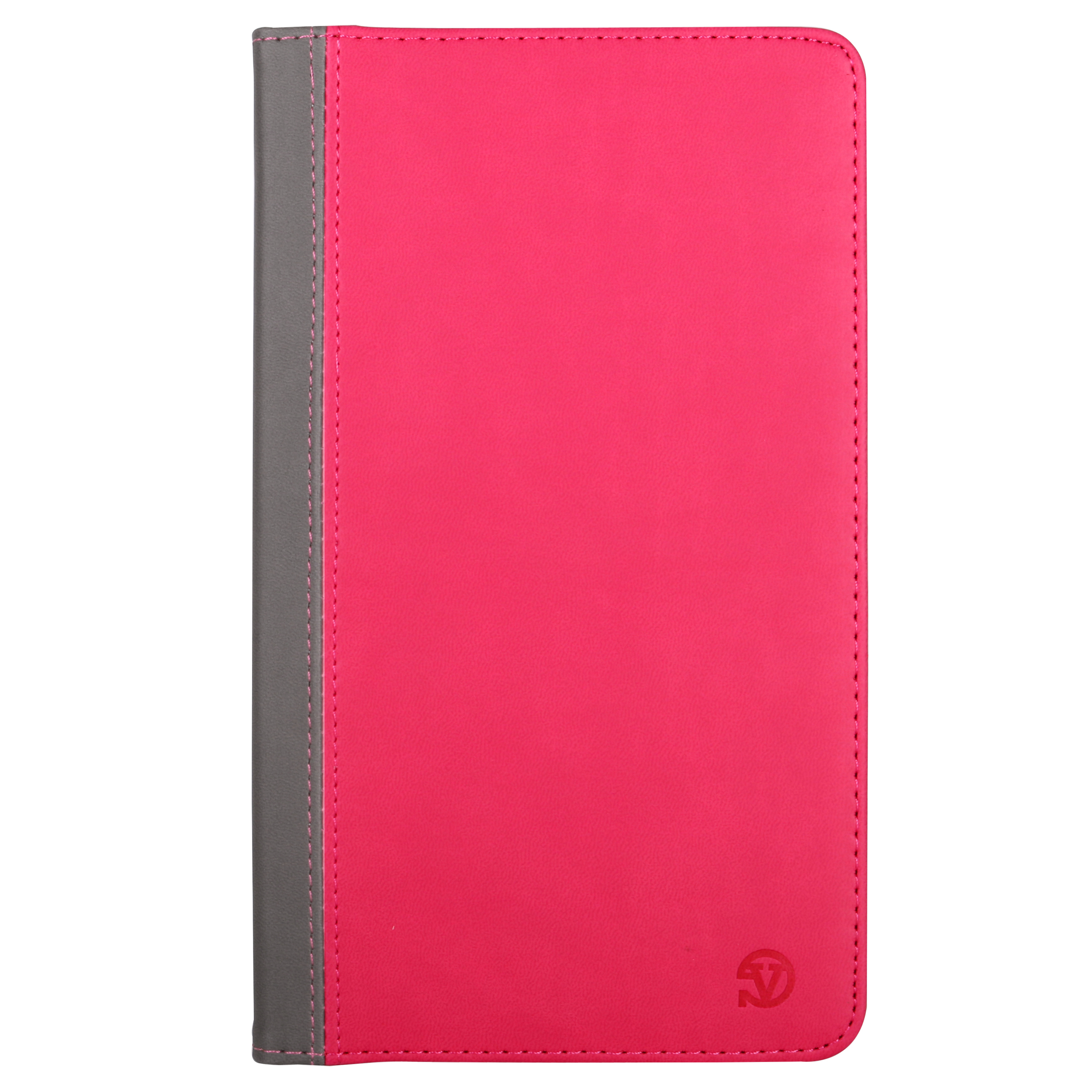 Mary Portfolio Case for Samsung® Galaxy Tab 4 8.0 with Sleep Mode (Pink/Gray) 