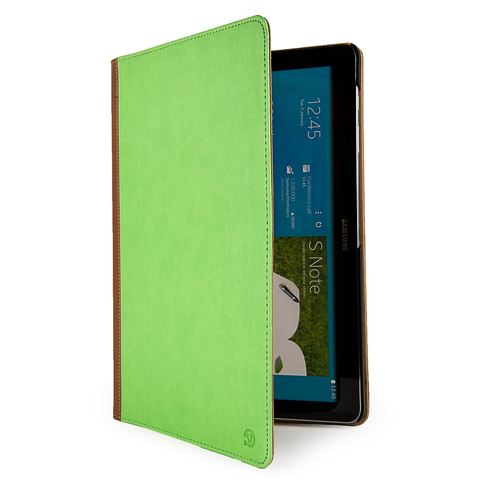 Mary Self Stand Case for Samsung® Galaxy Note Pro 12.2 (Green/Brown) 