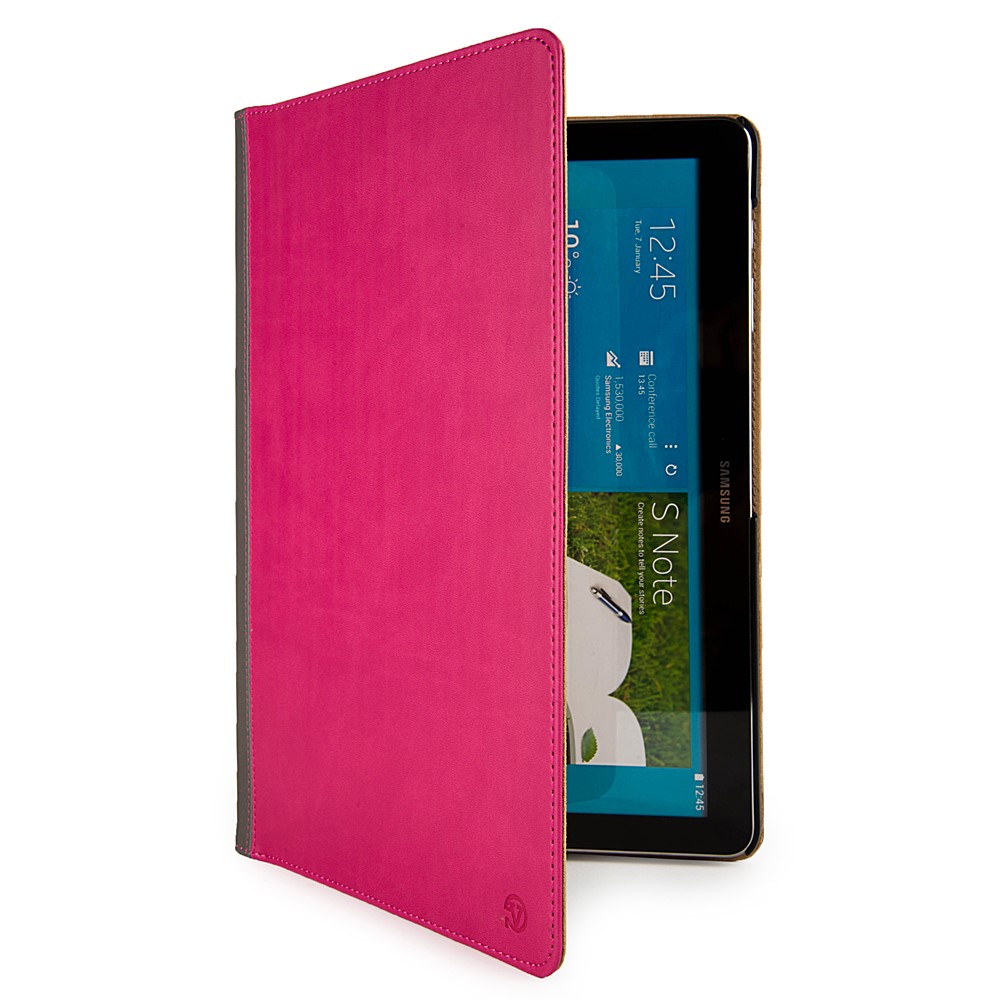 Mary Self Stand Case for Samsung® Galaxy Note Pro 12.2 (Pink/Gray)