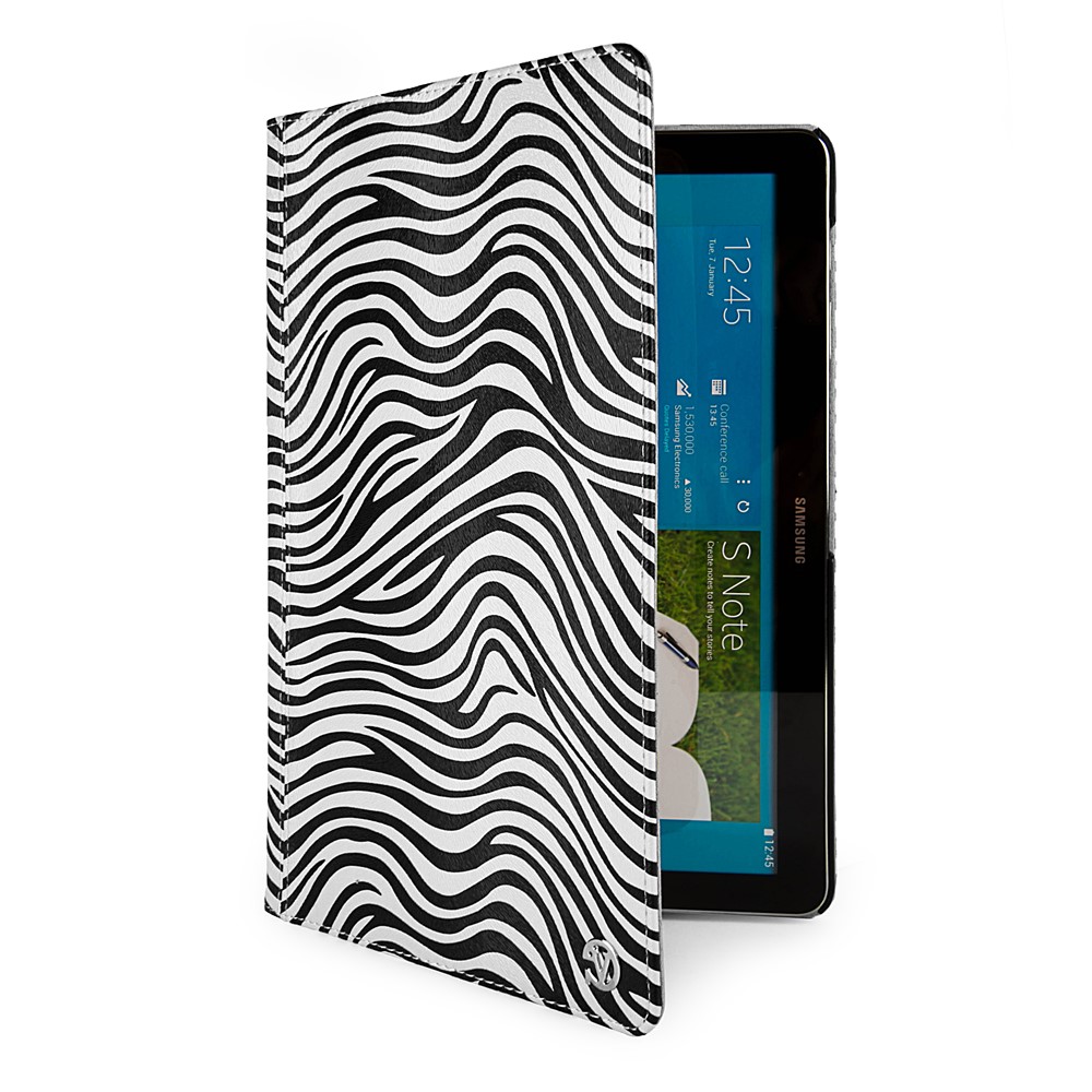 Mary Self Stand Case for Samsung® Galaxy Note Pro 12.2 (Black/White Zebra) 