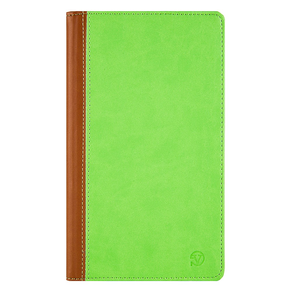 Mary Portfolio Case for Samsung® Galaxy Tab 4 8.0 with Sleep Mode (Green/Brown) 