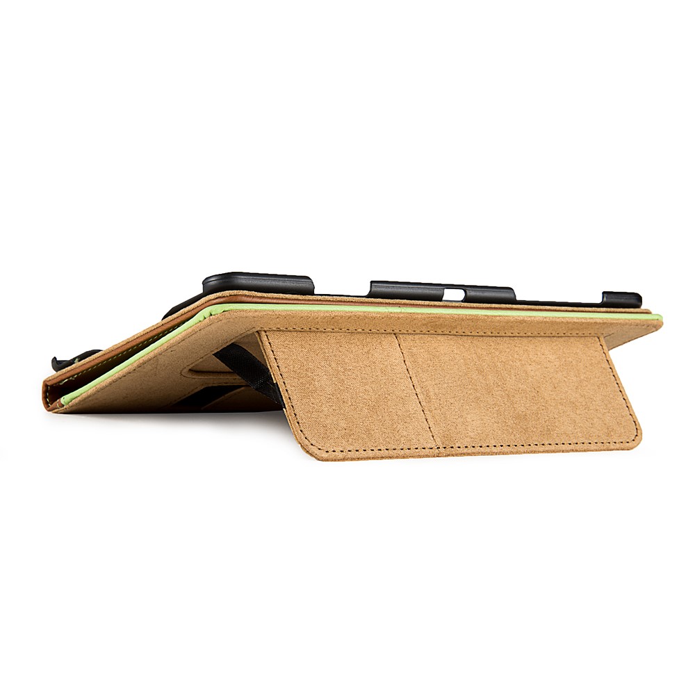 Mary Portfolio Case for Samsung® Galaxy Tab 4 8.0 with Sleep Mode (Green/Brown) 