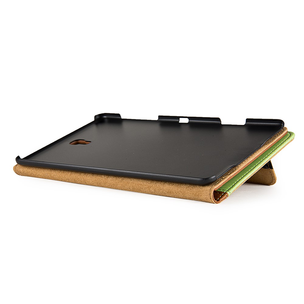 Mary Portfolio Case for Samsung® Galaxy Tab 4 8.0 with Sleep Mode (Green/Brown) 