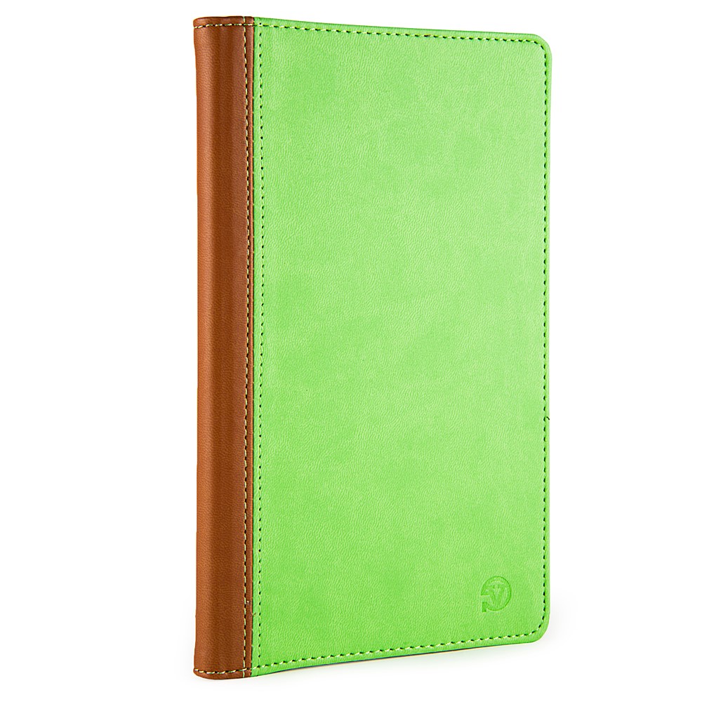 Mary Portfolio Case for Samsung® Galaxy Tab 4 8.0 with Sleep Mode (Green/Brown) 