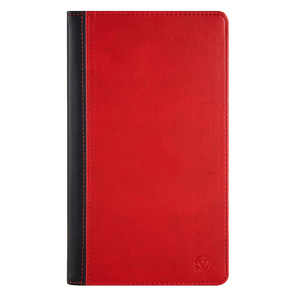 Mary Portfolio Case for Samsung® Galaxy Tab 4 8.0 with Sleep Mode (Black/Red) 