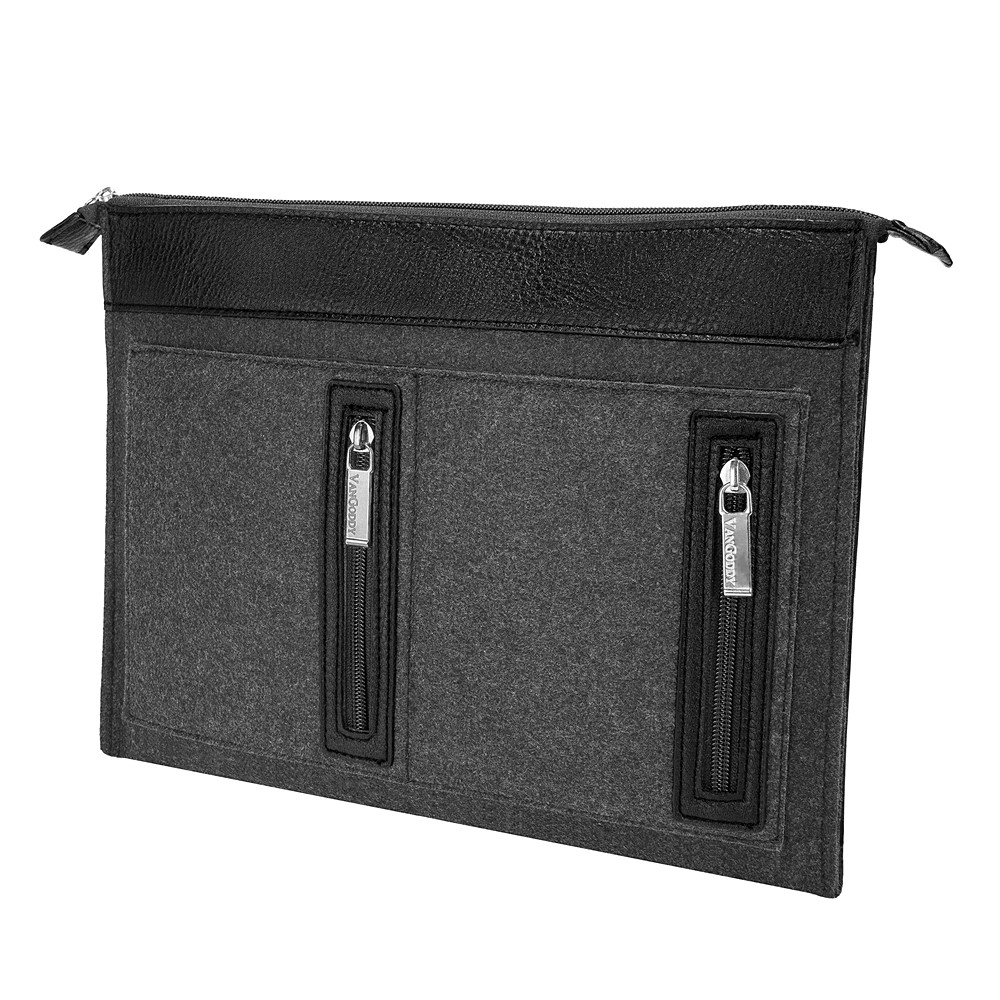 Exo Woolen Felt Laptop Sleeve w/Black Trim 12