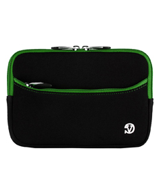 Tablet Neoprene Sleeve 7" (Black/Green Trim) 