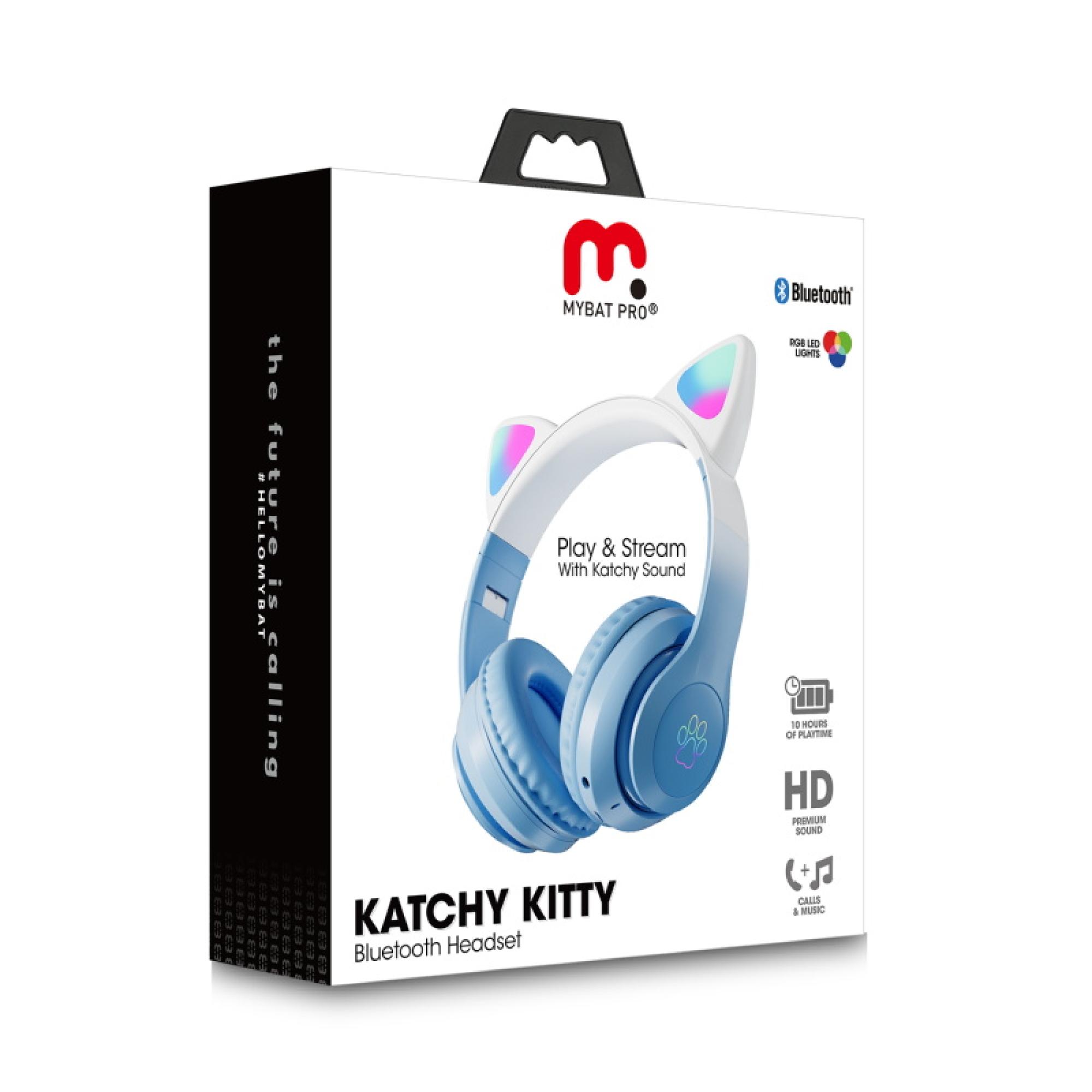 MyBat Pro Katchy Kitty Bluetooth Headset - Blue