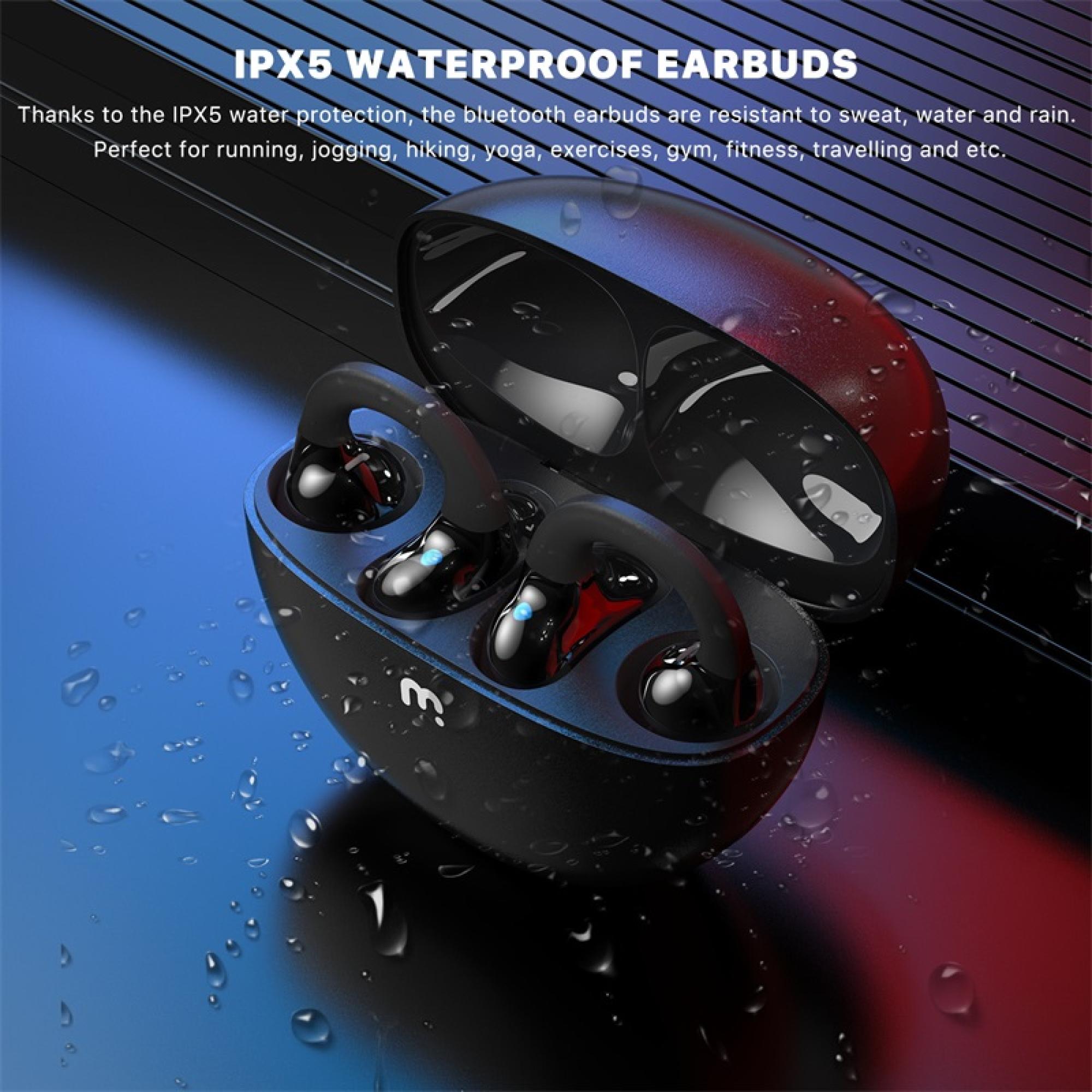 MyBat Pro Clip Open-Ear Earbuds - Gray