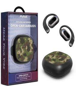 MyBat Design Lab Open-Ear Earbuds - Black Army Camouflage