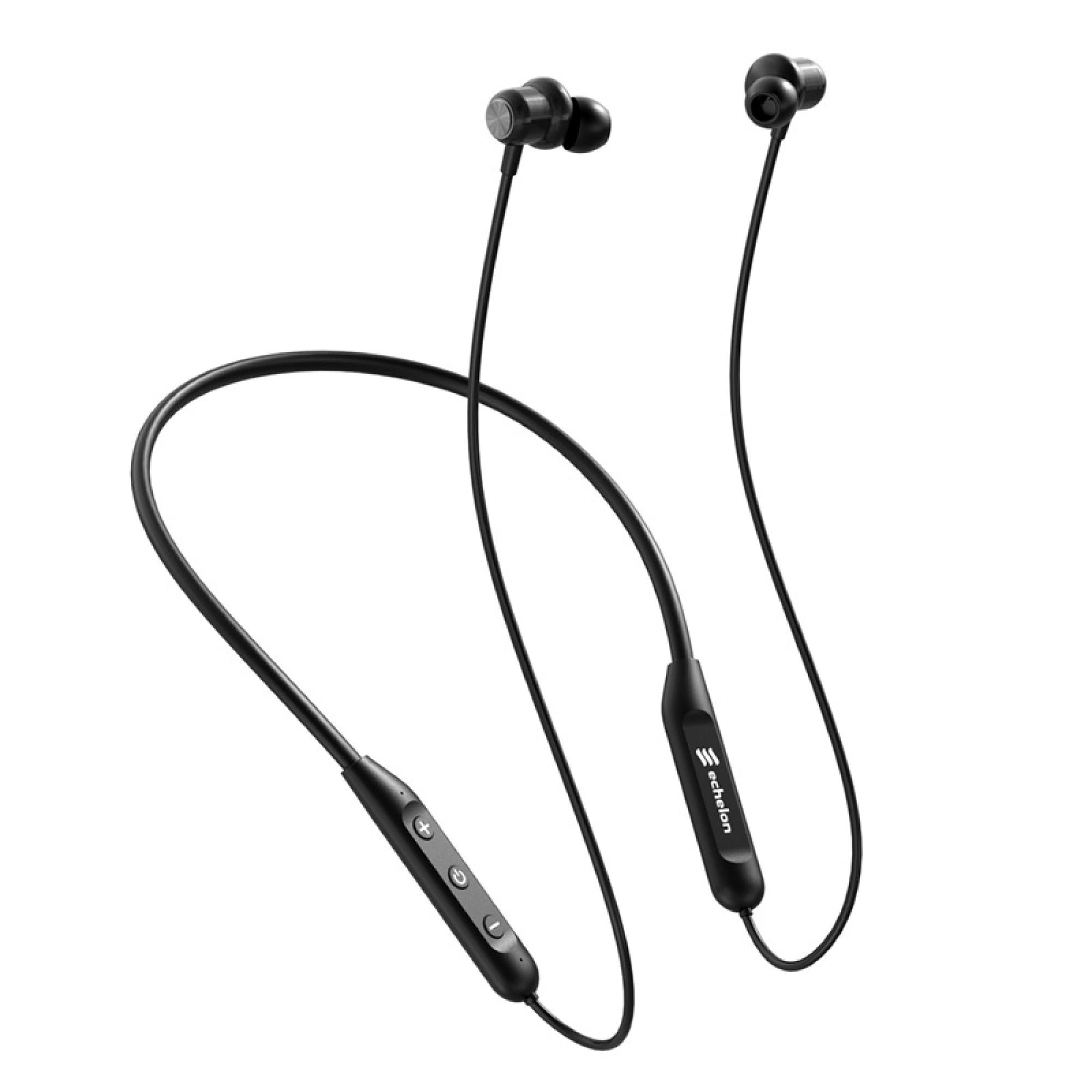 echelon FitFlex Neckband Bluetooth Earbuds - Black