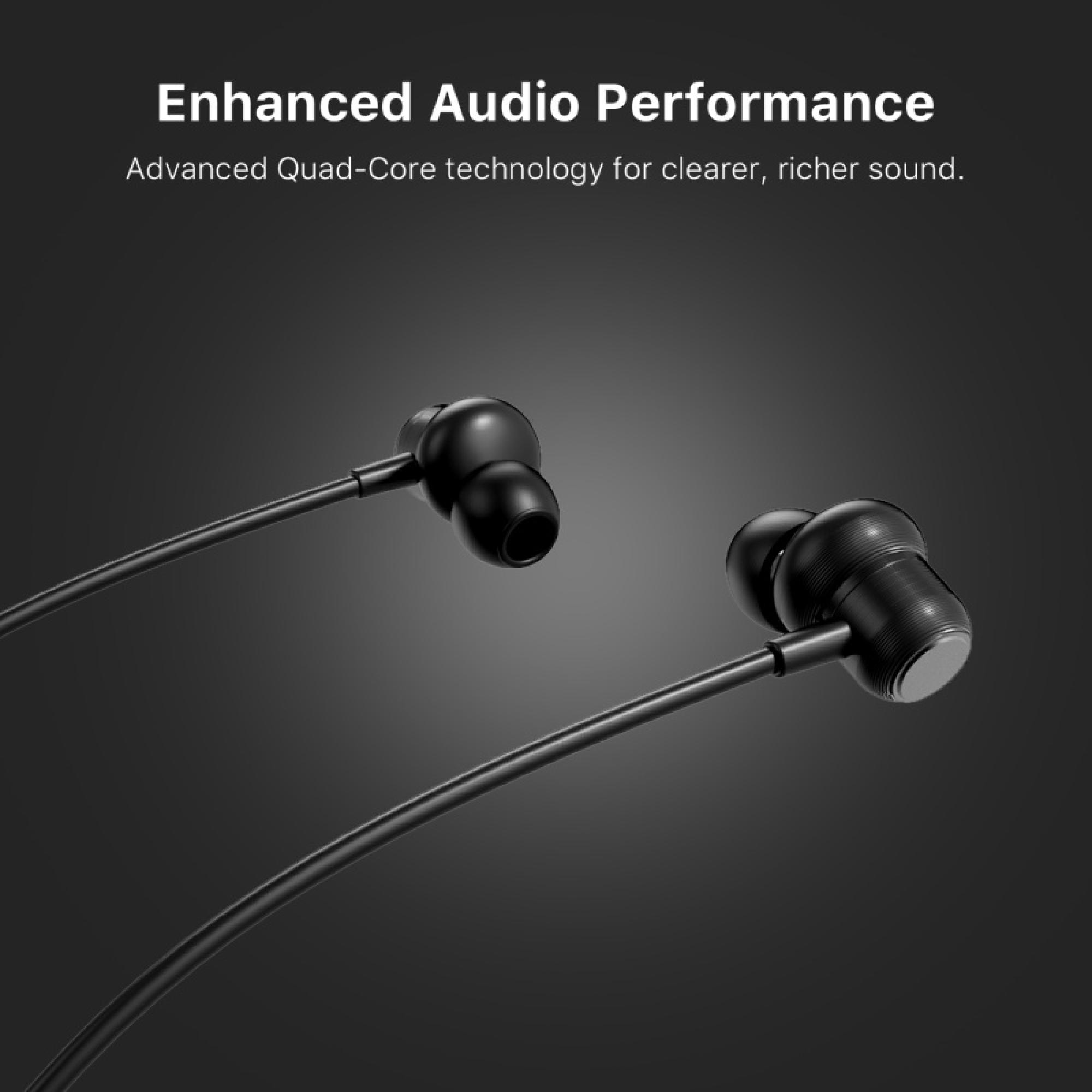 echelon FitFlex Neckband Bluetooth Earbuds - Black