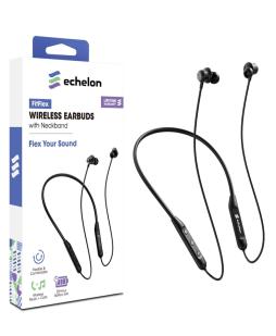 echelon FitFlex Neckband Bluetooth Earbuds - Black
