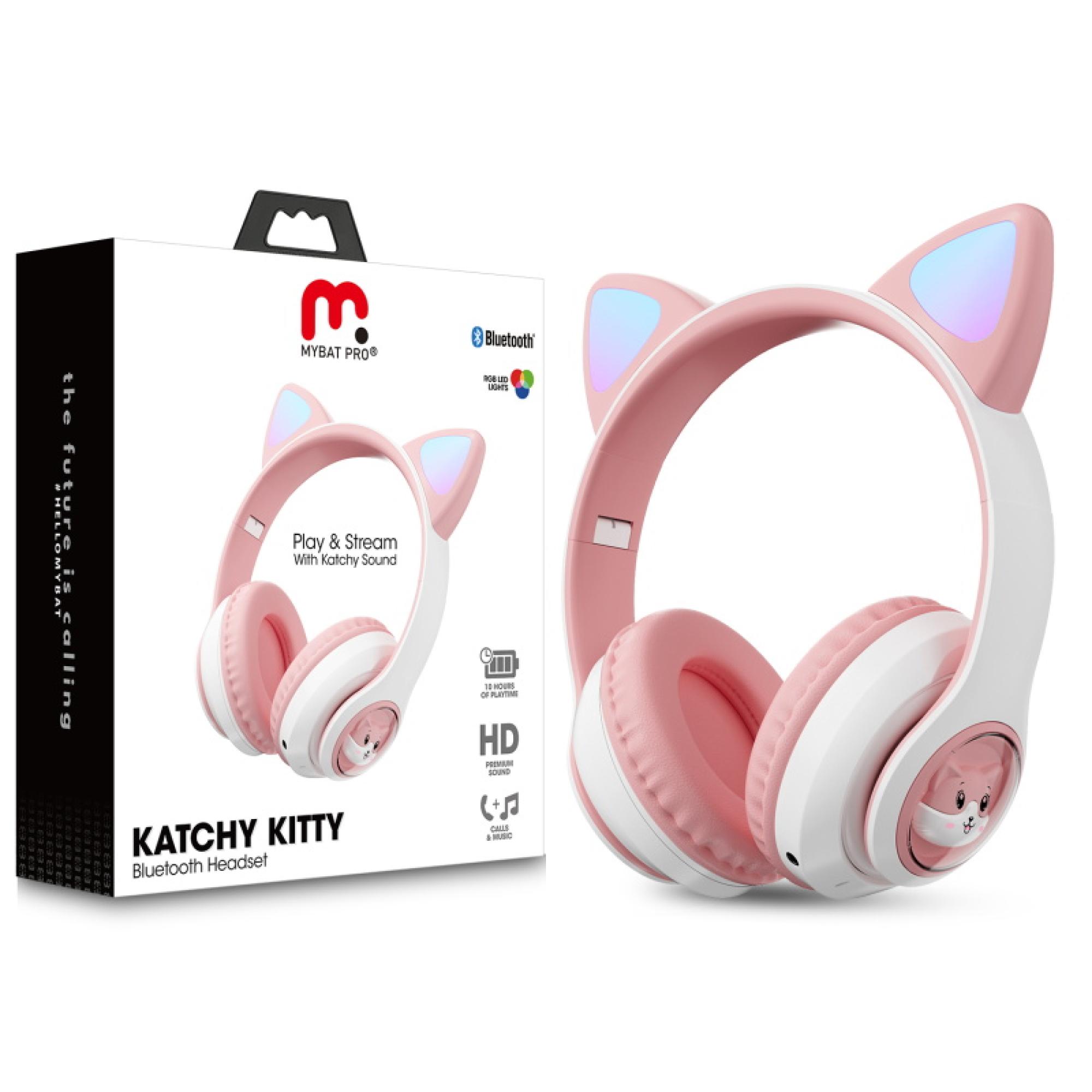 MyBat Pro Katchy Kitty Bluetooth Headset - Pink