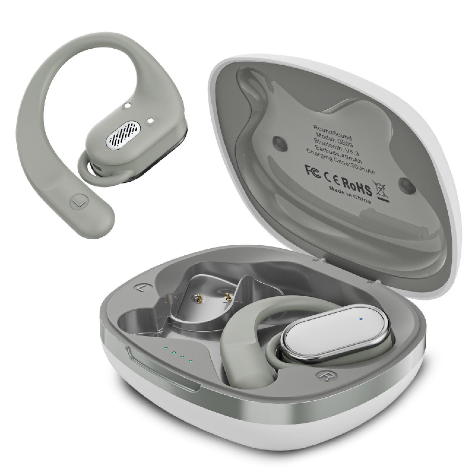 echelon RoundSound Open-Ear True Wireless Earbuds - White