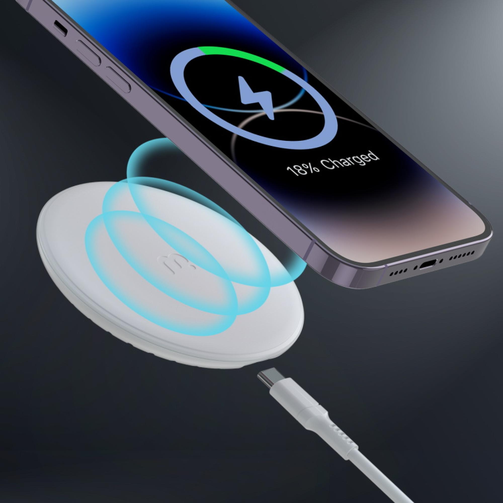 MyBat Pro Wireless Charging Pad (15W) - White