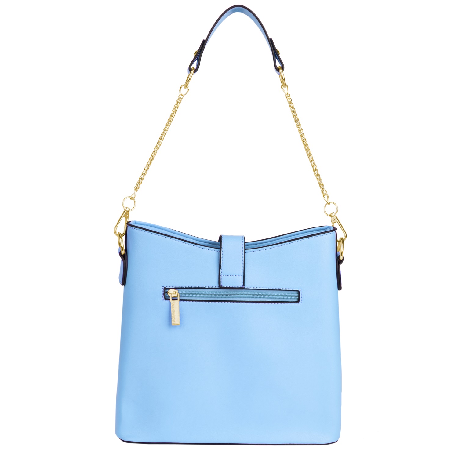 Serena Buckle Bag (Blue)