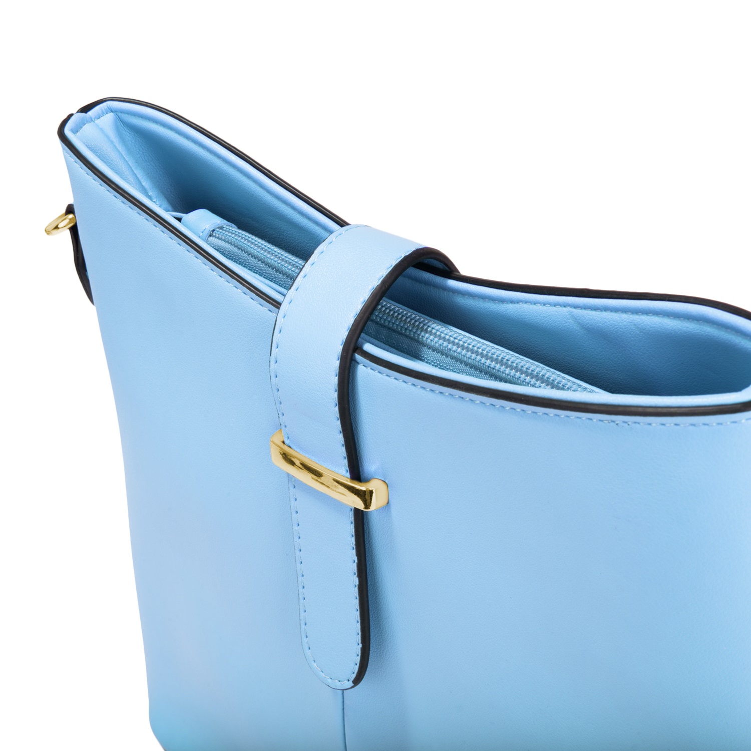 Serena Buckle Bag (Blue)