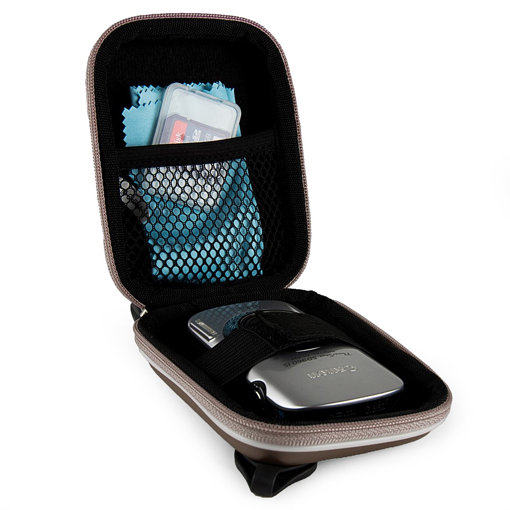 Square Eva Carrying case (Metallic Gun Metal)