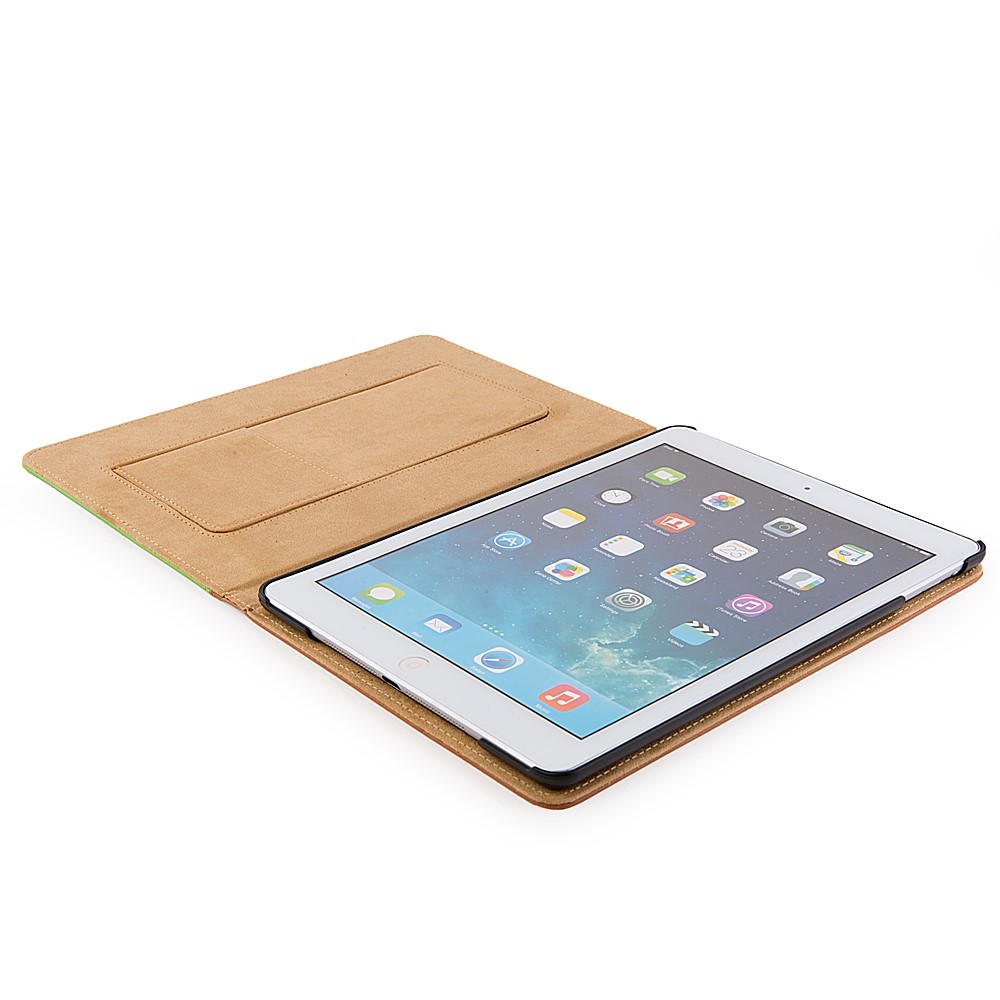 Mary Case for iPad Air with Sleep Mode (Green/Brown) 
