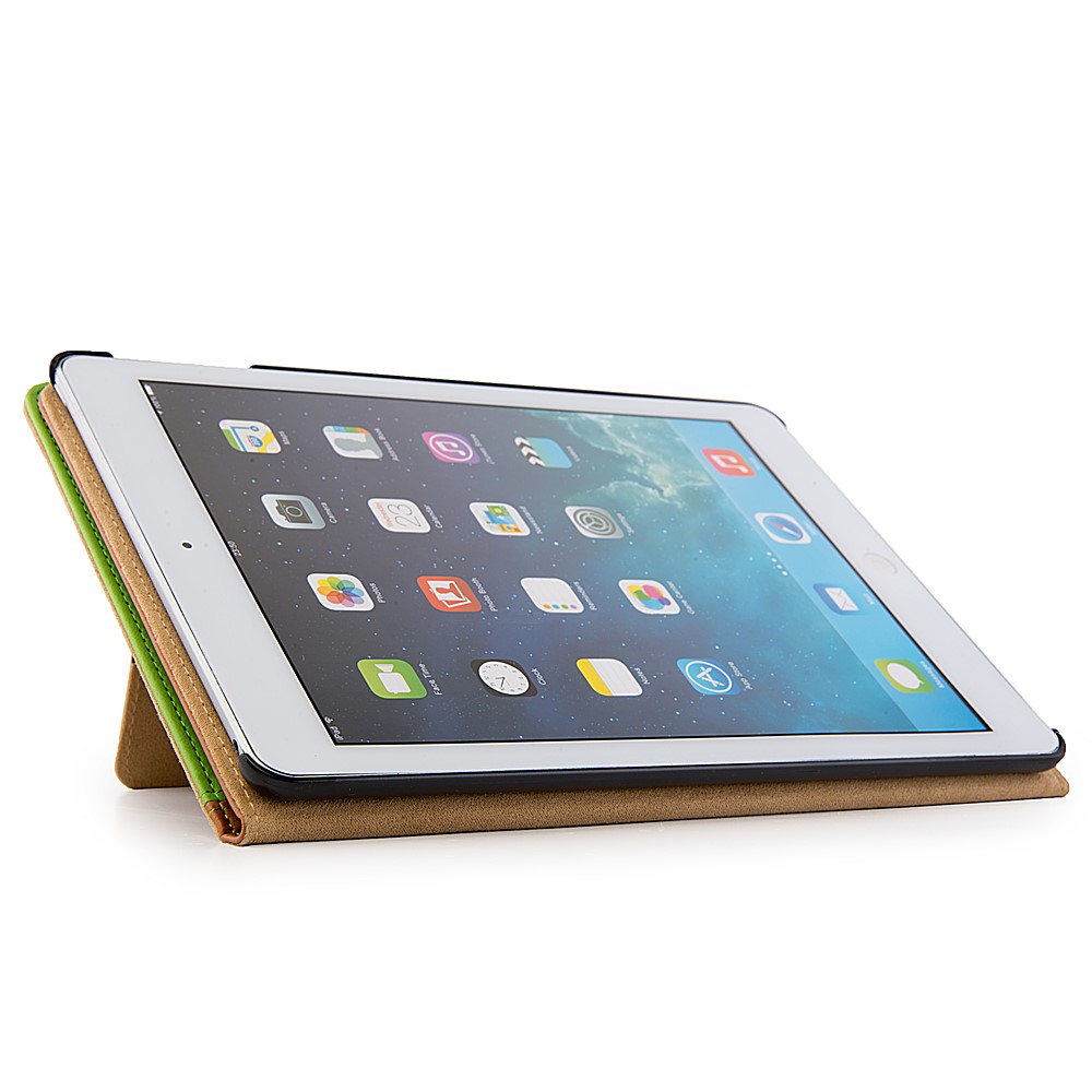 Mary Case for iPad Air with Sleep Mode (Green/Brown) 