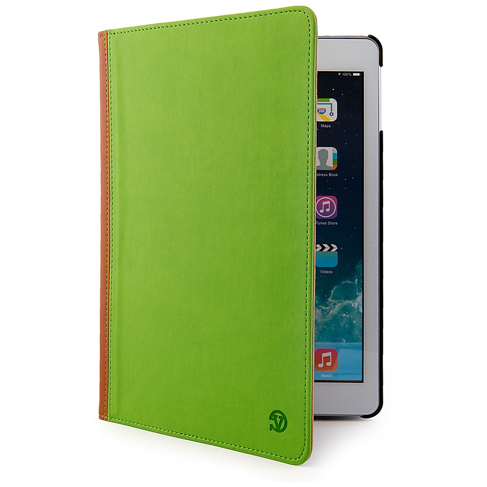 Mary Case for iPad Air with Sleep Mode (Green/Brown) 