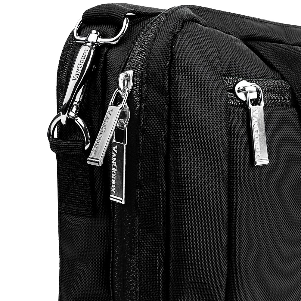 El Prado Laptop Messenger/ Backpack (Black) 15-17"