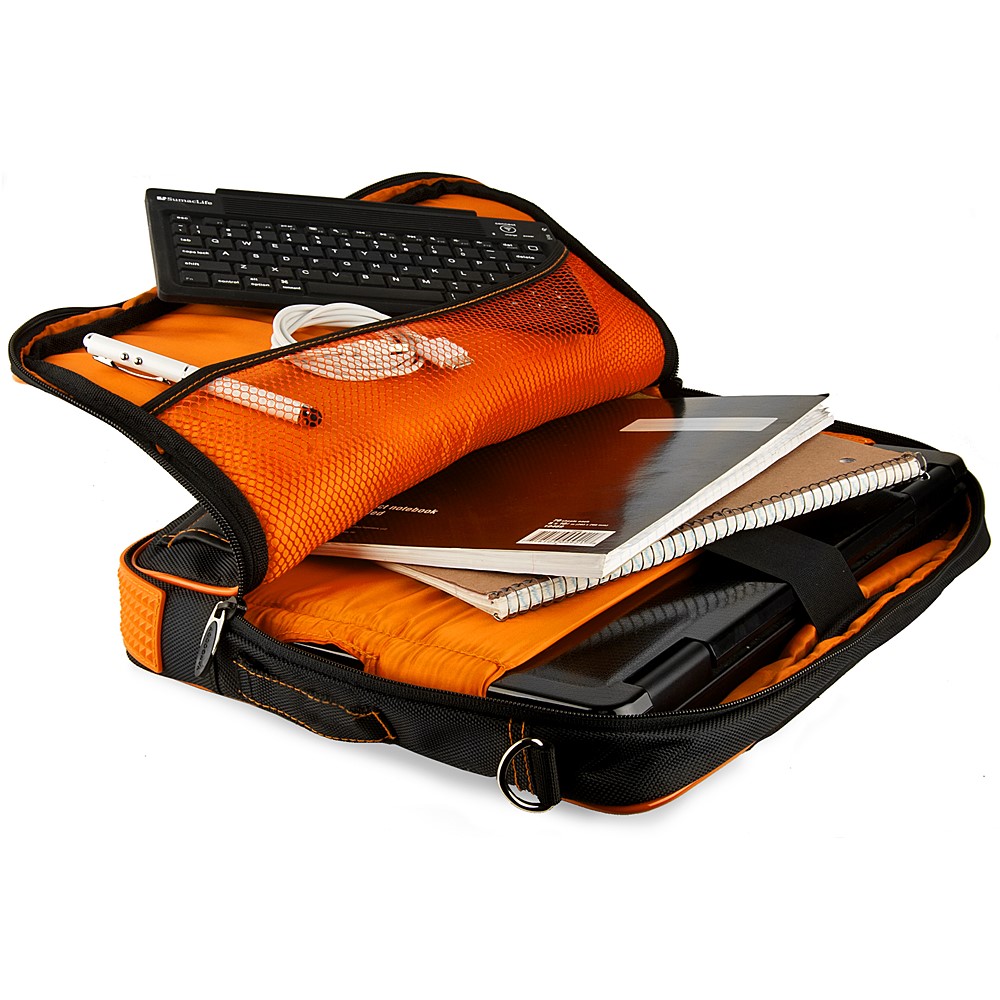 (Black/Orange) Pindar Shoulder Case 12-13" 