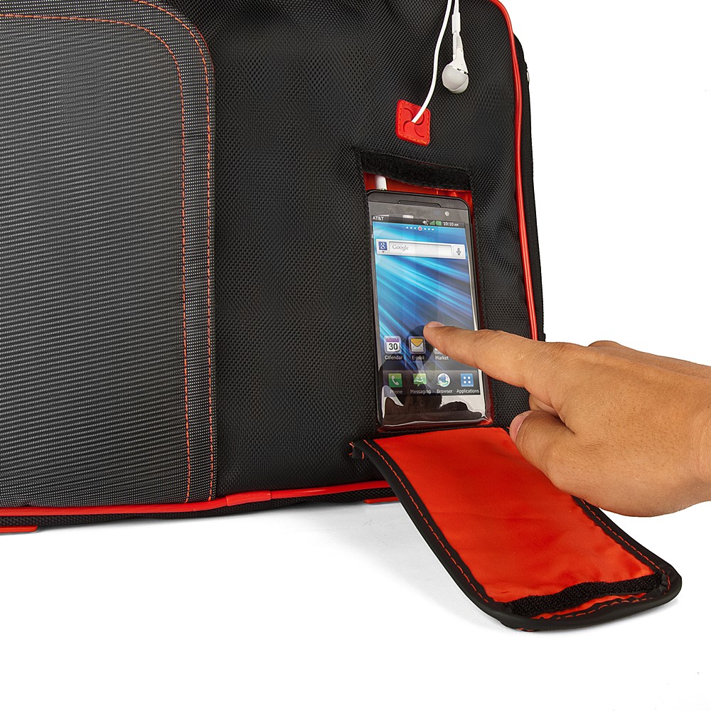 (Black/Red) Pindar  Shoulder Case 15"