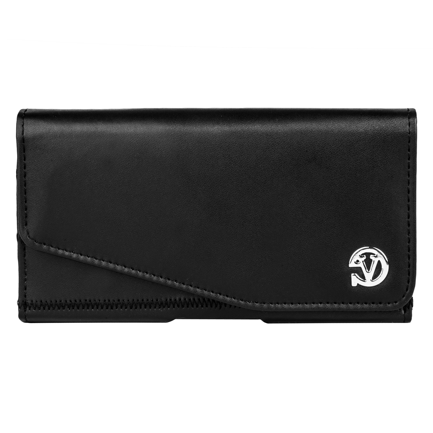 Horizontal Executive Textured Leatherette Belt Clips Holster Cellphone Mobile Case 