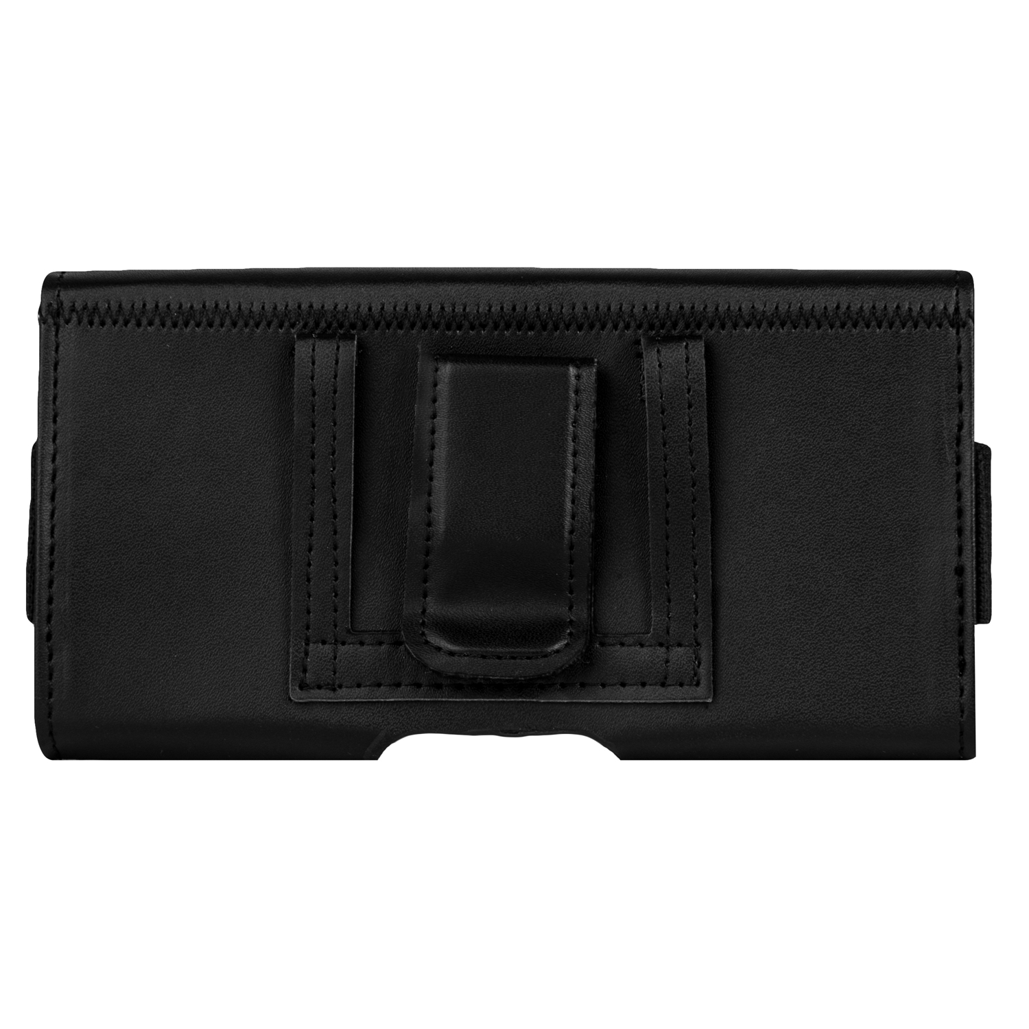 Horizontal Executive Textured Leatherette Belt Clips Holster Cellphone Mobile Case 